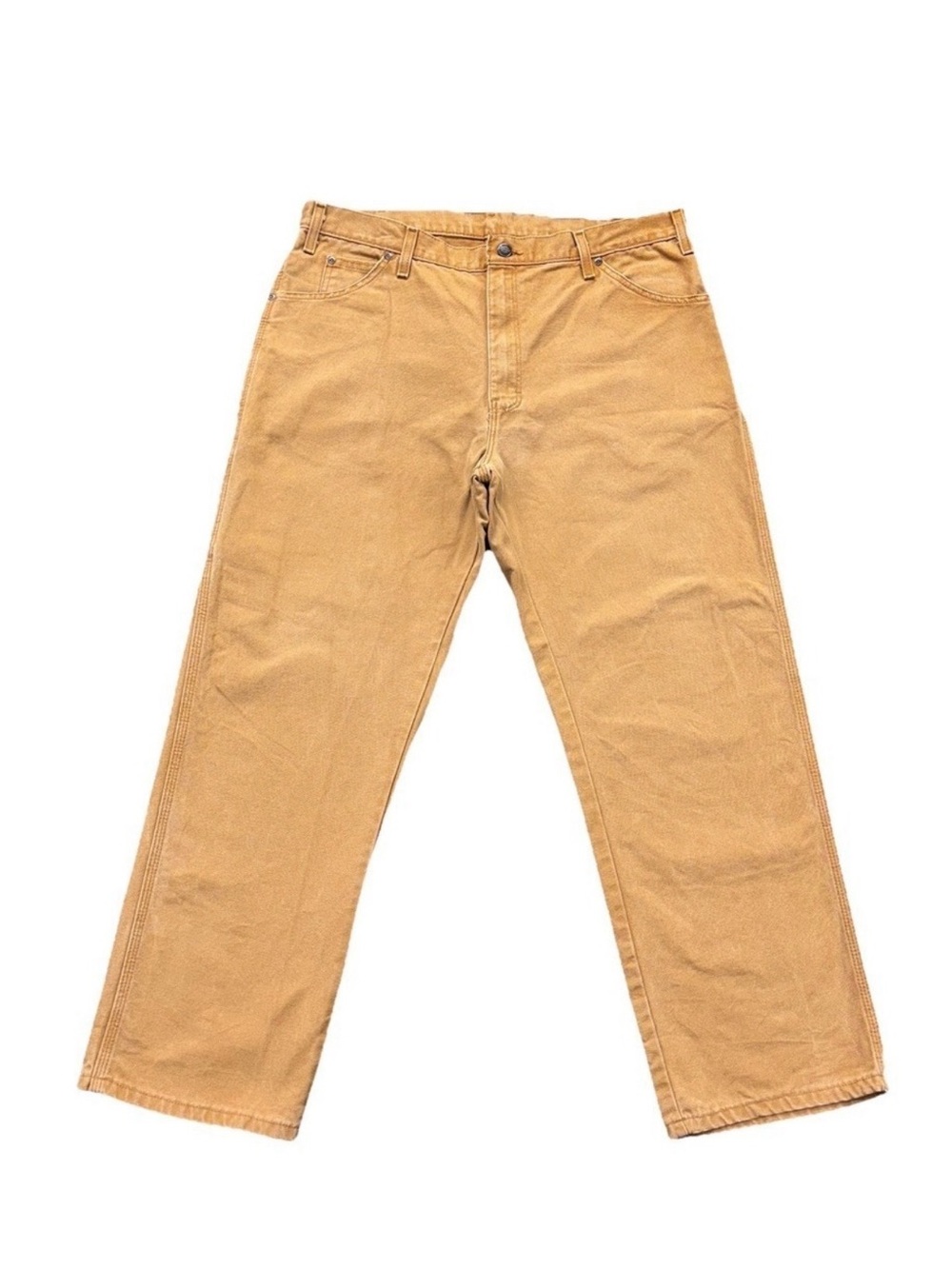 Dickies Carpenter Pants Mens 32x30 Brown Duck Canvas